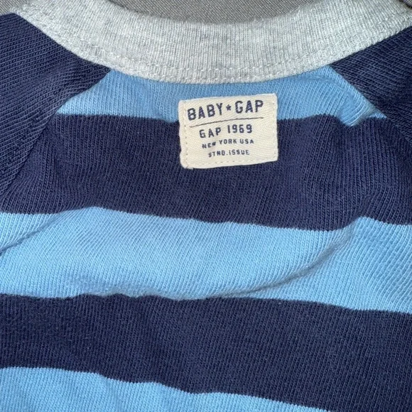 Baby GAP Multicolor Striped Kids Footies 100% Cotton 18-24 Months - Picture 6 of 12